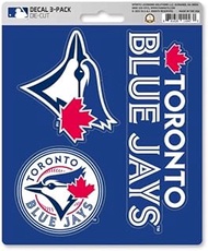 FANMATS 39368 Toronto Blue Jays Decal 3-pk