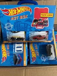 Hot Wheels Twin Pack 2 Carry Case tempat simpan koper mobil hotwheels