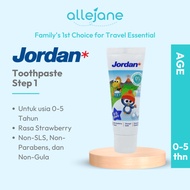 Jordan Children's Toothpaste Step 1 (0-5 years) 75g