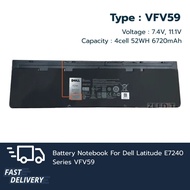 Battery Notebook Dell Latitude E7240 Series VFV59 Original Grade 1 Year