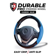Durable Carbon Groovy BYD Car Steering Wheel Cover HB Sedan Ato 3 4 1 Danza D9 N9 Z9 Xia M6 Sealion 