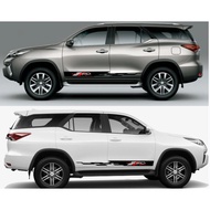 Toyota Fortuner Body Decals / Fortuner Body Accessories / Machine Cut StickeR