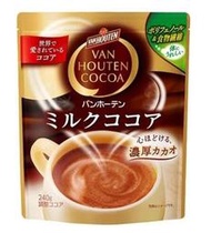 Miki小舖❀日本 牛奶巧克力粉 牛奶可可亞 VAN HOUTEN COCOA 濃厚香醇可可粉 240g 片岡物產