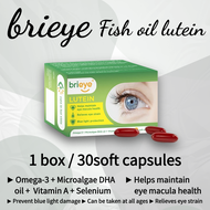 [buy 3 free 1]Brieye LUTEIN Cod liver oil lutein Omega-3 + Microalgae DHA oil + Vitamin A + Selenium