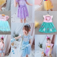 IV Children's Princess Dress | Elsa Ariel Cinderella Dress whiteSnow