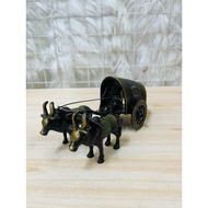 BR397 - Brass Bullock Cart Decor