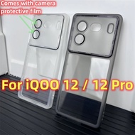 Colorful Casing For Vivo iQOO 12 Pro iQOO12 iQOO12Pro 5G 2023 Shockproof Silicone Phone Case Comes w