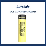 LiitoKala 18650 3500mAh Rechargeable Battery Lii-35S 3.7V Li-ion Flat head Lithium Battery