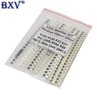 200PCS 660PCS 720PCS 4000PCS 0402 0603 0805 1206 1210 2512 1% 5% SMD Resistor Kit 10K 100K 1K 1R 100