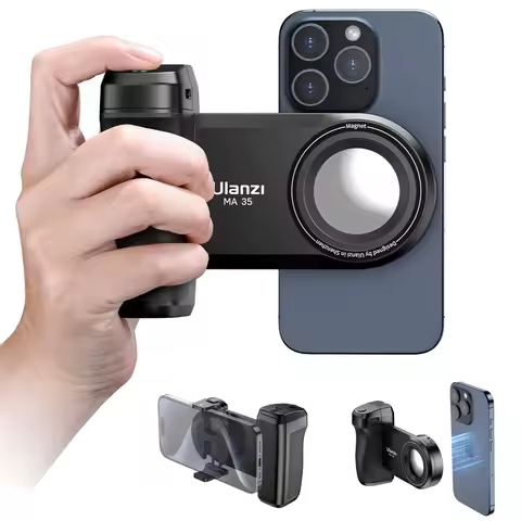 Ulanzi MA35 MagSafe Smartphone Camera Shutter Grip Bluetooth Selfie Handle As Camera Photo Stabilize