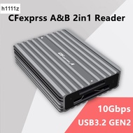 NEW CFexpress Type B / Type A Card Reader with OTG Cable USB3.2 Gen2 10Gbps Type C to CF Express Car