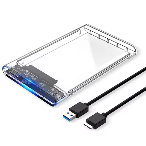 USB 3.1 Type C HDD Enclosure 2.5 inch SATA SSD External Hard Drive Case with 5Gbps Transfer Speed Cl