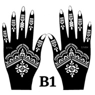 Sticker inai / Sticker Henna / Henna Stencil / Mehndi Stencil NEW DESIGN