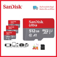 เมมโมรี่การ์ด Sandisk Class10 A1 Micro SD Card Memory Card การ์ดหน่วยความจำ โทรศัพท์ กล้องวงจรป 32GB/64GB/128GB/256GB/512GB