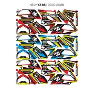 YAMAHA YZ 85 2005/2019 DC RACING MOTORCYCLE BODY STRIPING