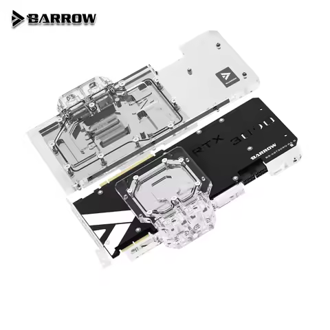Barrow GPU Water Block VGA Block for ASUS TUF RTX3090 3080 TI Gaming Aurora 5V ARGB 3PIN AURA SYNC B