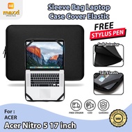 Acer Nitro 5 17 inch Tas Pelindung Laptop Gaming Premium Sleeve Bag Puch Elastis Case Model Resletin