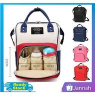 Jannah Beg Galas Ibu Wanita Bayi ( Large Capacity Mummy Baby Diaper Bag Bagpack Maternity Nappy Bag 