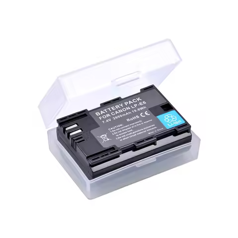 2650MaH LP-E6 LP-E6N LP E6N Battery for Canon EOS 6D 7D 60D 60Da 70D 80D 5DSR 7D Mark II 5DS 5D Mark