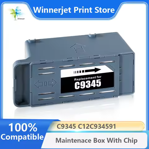 C9345 C12C934591 Maintenance Box With Chip For Epson ET-16650 ET-16600 ET-8550 ET-5800 WF-7840 WF-78