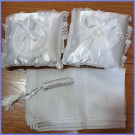 § ✅ ✦ wedding set 4 in 1 entourage  secondary veil cord and ring bearer set wedding