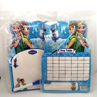 Kids Boys Girls  School Timetable Marker Stationery Educational Frozen Cars