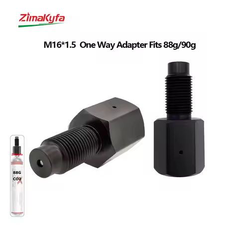M16x1.5 Threads One Way Adapter For AirJavelin/Fusion 2,SIG SAUER MPX / MCX,Umarex 88Gram 90G CO2 Sa