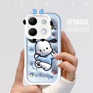 Ready Mobile Phone Case Casing For Infinix Smart 7 Tecno Spark Go 2023 Tecno Pop 7 Pro Cartoon CutePurin Case Monster Lens Phone Shell Soft Protective Cover Shockproof Cellphone Casing