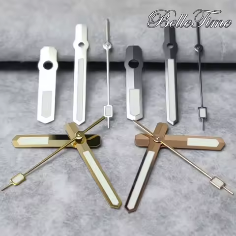 Silver/Black/Gold /Rose Gold C3 Green Luminous Watch Hands For NH35/NH36/4R/7S Movement Watch Access