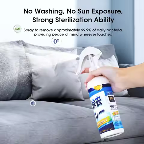 300ML/600ML Multi-function Mite Dust Removing Spray Mite Killer for Mattress Sofa Home Cleaning Use