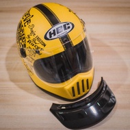 Cakil HBC Helmet Plus Glass - Full Face - Yellow