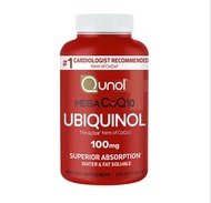 Qunol Ubiquinol Mega CoQ10 100 mg 120 Softgels Q10