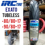 Tubeless Tire IRC Exato 80/80-17 Tire 90/80-17 Motorcycle Tire Ring 17 Tubeless tire 90/80-17 tire 8