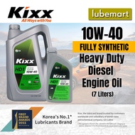 KIXX HD1 10W40 7 LITERS FULLY SYNTHETIC DIESEL ENGINE OIL 10W-40