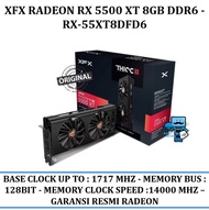 Xfx Radeon Rx 5500 Xt 8gb Ddr6 Rx-55xt8dfd6 Original - Garansi Resmi