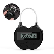 Smart Time Lock LCD Display Time Lock Multifunction Travel Electronic Timer, Waterproof USB Recharge