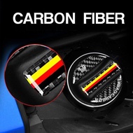 Carbon Fiber Mark Prompt Sticker Fuel Tank Sticker Three-Color Fuel Tank Cover Decorative Sticker Ca