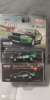 MINI GT 102 Nissan GT-R R32 Gr. A #87 HKS 1992 Group A. (RHD) mijo