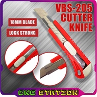 VBS-205 Knife Cutter Heavy Duty Cutter Knife Blade Paper Cutter Knife Parcel Knife Pisau Kertas Pisa