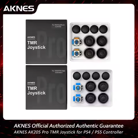 AKNES HALLPI AK205 Pro V6 TMR Electromagnetic Joysticks for PS4 PS5 / PS5 EdgeController Replacement