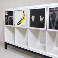 イケア カラックス IKEA Kallax 棚 LPレコード収納へ付けるArtフレームドア/Hack DIYホワイトWhiteおしゃれキャビネット