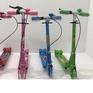 ☎ 3-Wheel Children's SCOOTER 3-Wheel Children's SCOOTER with Character BONUS + BELL + Hand Brake ✮