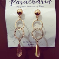 Long circle Earrings