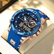 FOXBOXแบรนด์หรูบุรุษนาฬิกาข้อมือทหารดิจิตอลกีฬานาฬิกาสําหรับผู้ชายสายเหล็กนาฬิกาควอทซ์ชายRelogios Ma