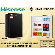 Hisense 110L Single Door Fridge RR120D4ABN1