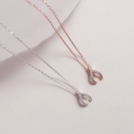 美夢成真。許願骨純銀項鍊