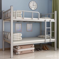 Upper Lower Bed Staff High Low Bed Iron Art Bed School Bed Upper Lower Bunk Iron Frame Bed Staff Iro