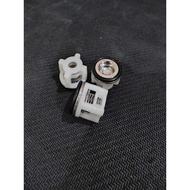 INDOBASE Bottom Rubber Pump Valve Part D18x16mm White 1 pcs