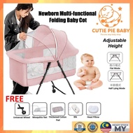 Newborn Baby Cot Multi-functional Folding Cradle Cot Baby Bed Katil Baby katil Bayi