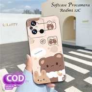 Case Latest Xiaomi Redmi 12C Case Softcase Xiaomi Redmi 12C Latest Cartun Bear Casing Xiaomi Redmi 1